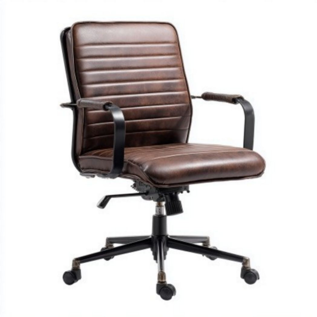 Bureau stoel van kunstleer voor kantoor - 60 x 60 x 90