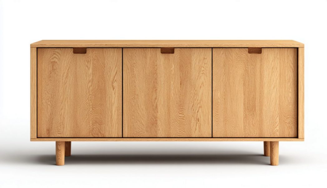 Dressoir van eikenhout voor de eetkamer - 120 x 40 x 70