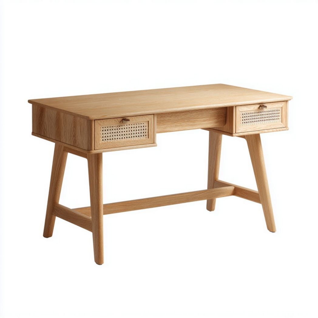 Bureau van hout voor kantoor of studie met lades - 120 x 60 x 75