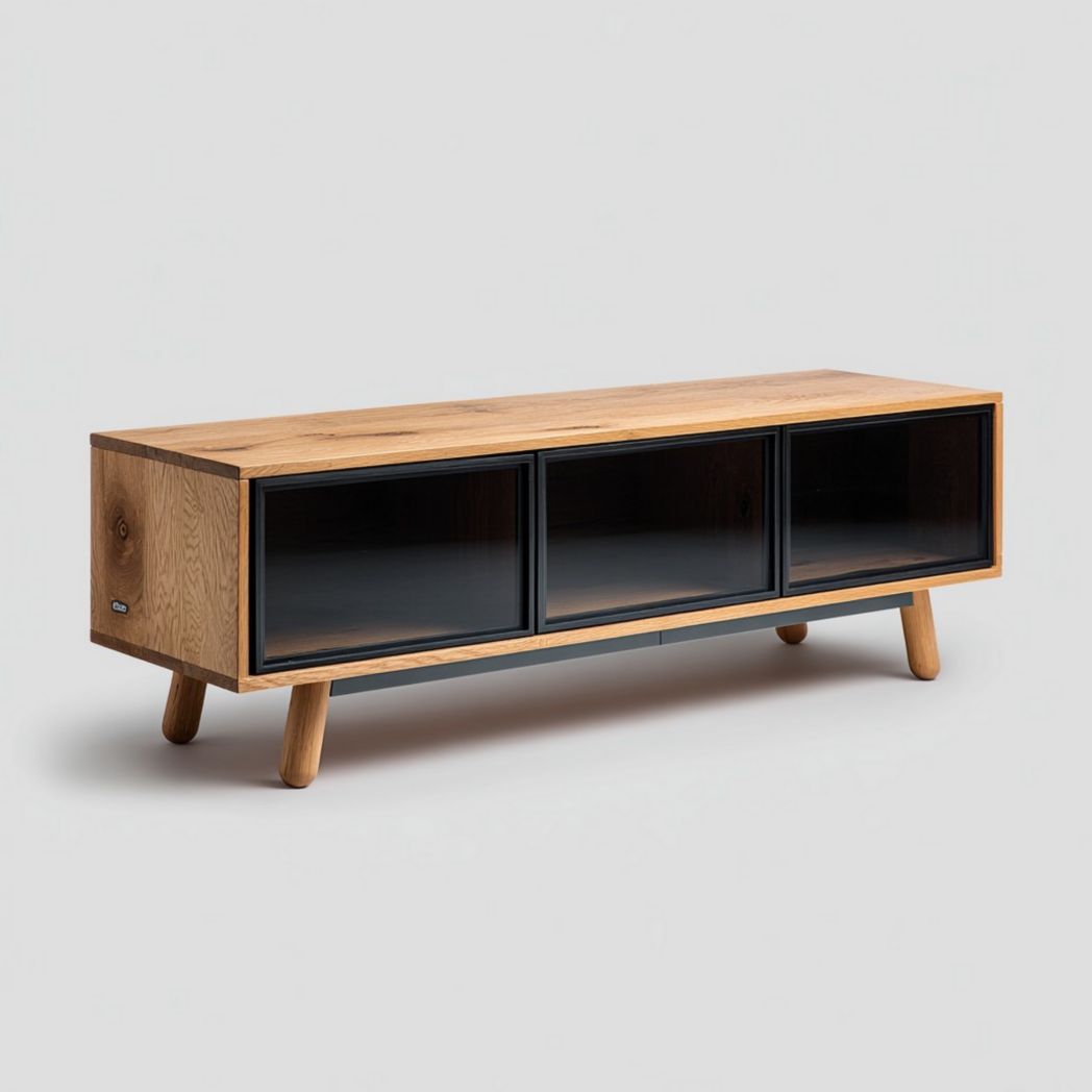 TV-meubel van hout voor de woonkamer - 150 x 40 x 50
